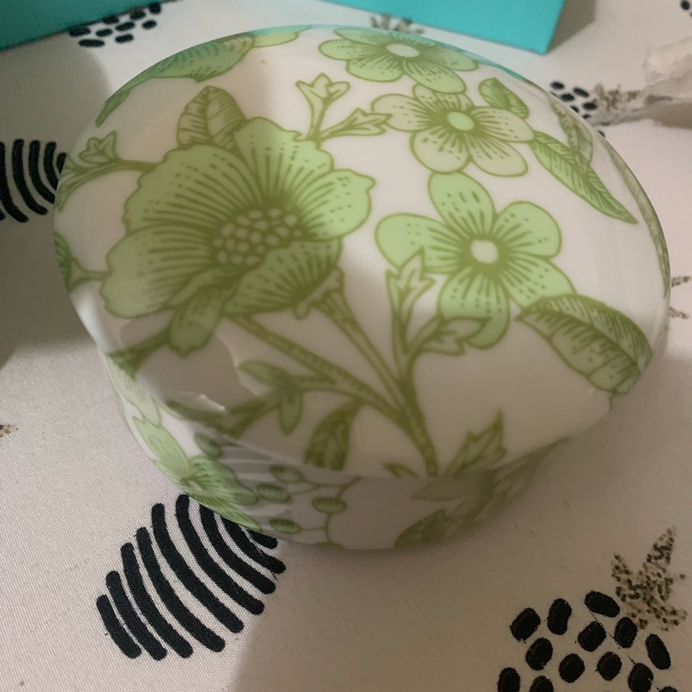 Tiffany and co floral jewelry box